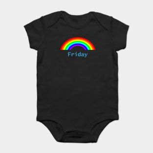 Friday Rainbow Baby Bodysuit